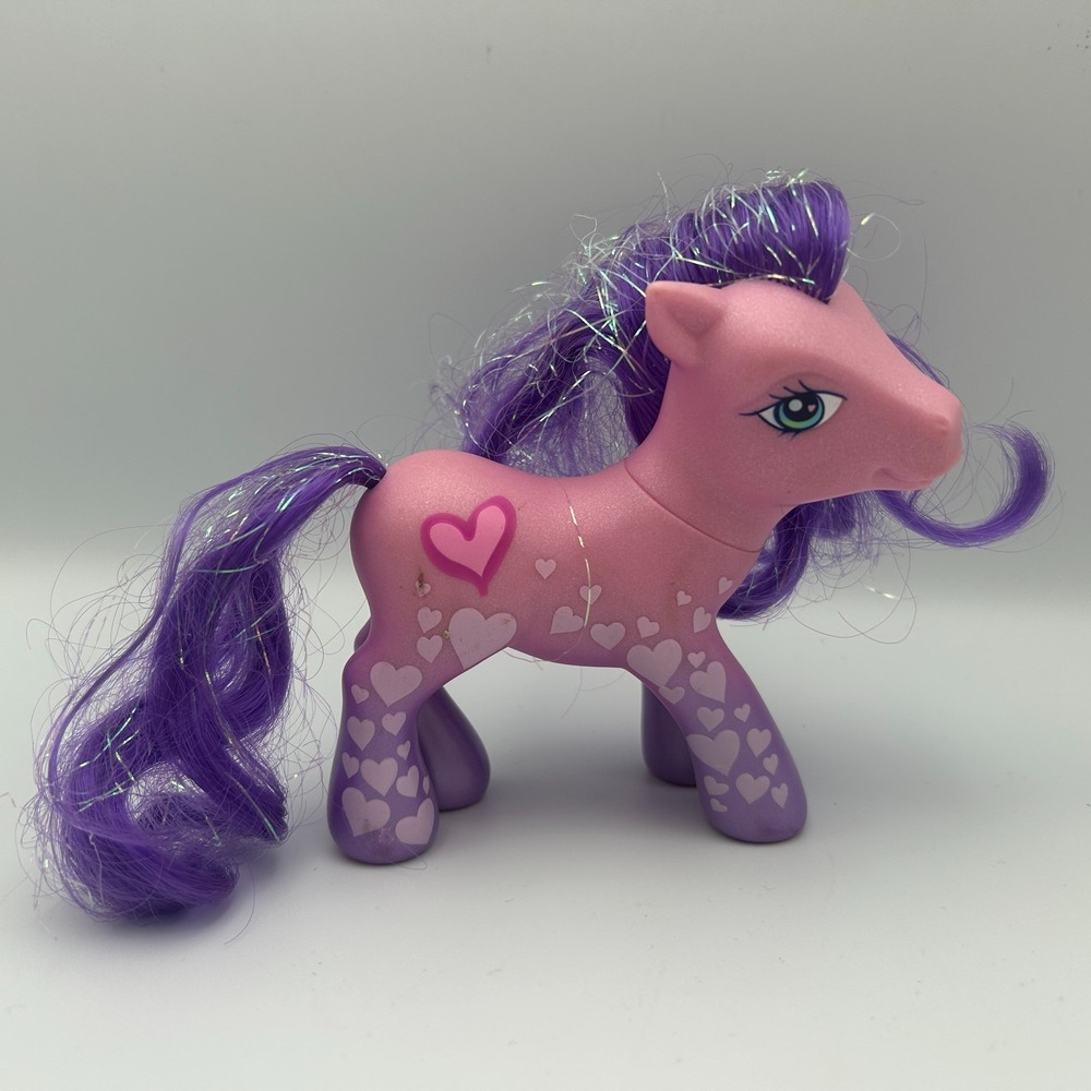 My Little Pony G3 Fancy Free Pretty Patterns Crystal Princess Pink Tinsel MLP